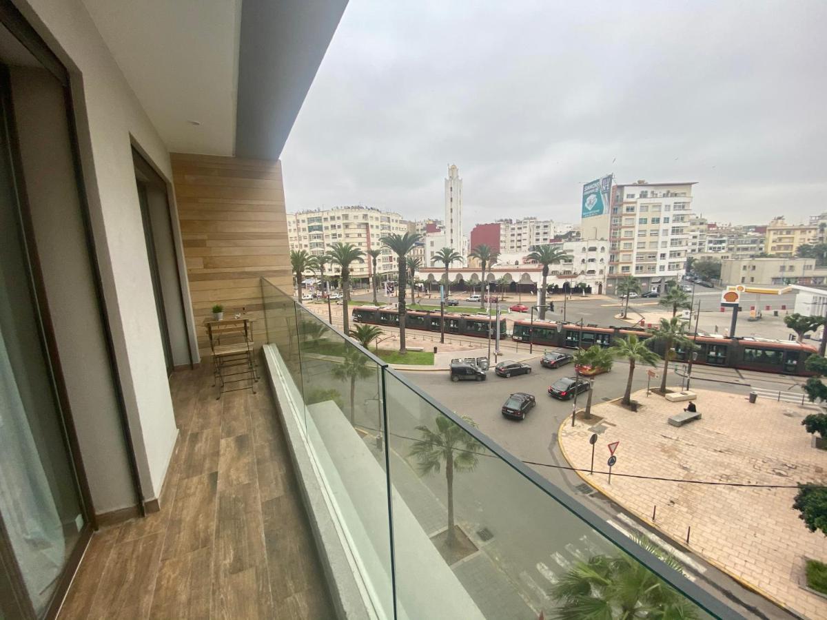 Luxueux Appartement Avec Vue Panoramique, Proche De La Gare Welcome Stay คาซาบลังกา ภายนอก รูปภาพ