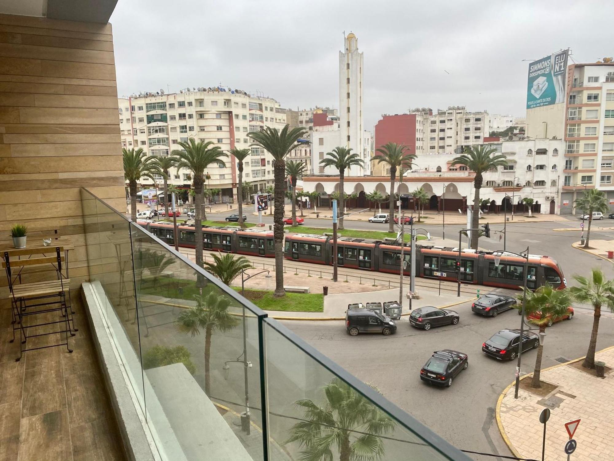 Luxueux Appartement Avec Vue Panoramique, Proche De La Gare Welcome Stay คาซาบลังกา ภายนอก รูปภาพ